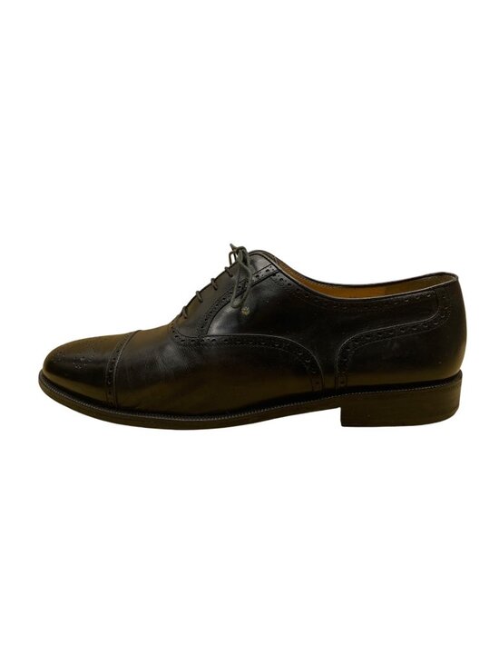 Salvatore Ferragamo Men’s Black Leather Brogue Oxford Dress Shoes Size 10.5 main image 6